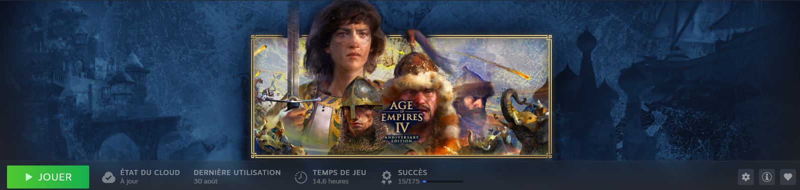My playtime on Age of Empires IV: Digital Deluxe Edition