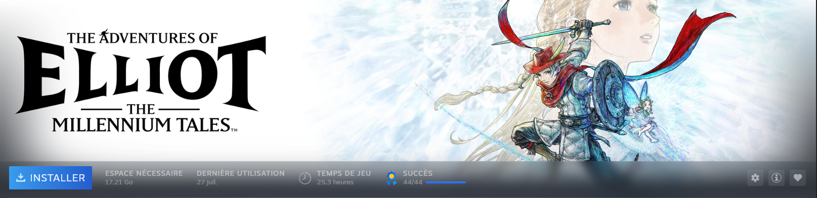 "The Adventures of Elliot The Millennium Tales" platiné